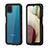 Samsung Galaxy M12用完全防水ケース ハイブリットバンパーカバー 高級感 手触り良い 360度 サムスン ブラック