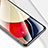 Samsung Galaxy M12用強化ガラス フル液晶保護フィルム サムスン ブラック