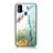 Samsung Galaxy M21用ハイブリットバンパーケース プラスチック パターン 鏡面 カバー サムスン グリーン