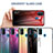 Samsung Galaxy M21用ハイブリットバンパーケース プラスチック 鏡面 虹 グラデーション 勾配色 カバー LS1 サムスン 