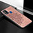 Samsung Galaxy M21s用極薄ソフトケース シリコンケース 耐衝撃 全面保護 マグネット式 バンパー S04D サムスン ローズゴールド