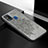 Samsung Galaxy M31用極薄ソフトケース シリコンケース 耐衝撃 全面保護 マグネット式 バンパー S04D サムスン グレー