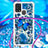 Samsung Galaxy M31 Prime Edition用シリコンケース ソフトタッチラバー ブリンブリン カバー 携帯ストラップ S02 サムスン 