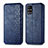 Samsung Galaxy M31s用手帳型 レザーケース スタンド カバー S01D サムスン ネイビー