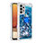 Samsung Galaxy M32 5G用シリコンケース ソフトタッチラバー ブリンブリン カバー アンド指輪 S01 サムスン 