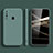 Samsung Galaxy M40用360度 フルカバー極薄ソフトケース シリコンケース 耐衝撃 全面保護 バンパー S02 サムスン モスグリー
