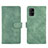 Samsung Galaxy M40S用手帳型 レザーケース スタンド カバー L01Z サムスン グリーン