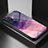 Samsung Galaxy M40S用ハイブリットバンパーケース プラスチック パターン 鏡面 カバー LS1 サムスン パープル