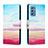 Samsung Galaxy M52 5G用手帳型 レザーケース スタンド パターン カバー H02X サムスン 