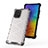 Samsung Galaxy M80S用360度 フルカバー ハイブリットバンパーケース クリア透明 プラスチック カバー AM2 サムスン 