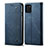 Samsung Galaxy Note 10 Lite用手帳型 布 スタンド B02S サムスン ネイビー