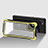 Samsung Galaxy Note 10 Lite用360度 フルカバー ハイブリットバンパーケース クリア透明 プラスチック カバー サムスン イエロー