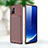 Samsung Galaxy Note 10 Lite用シリコンケース ソフトタッチラバー ツイル カバー WL1 サムスン ブラウン