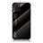 Samsung Galaxy Note 10 Lite用ハイブリットバンパーケース プラスチック 鏡面 虹 グラデーション 勾配色 カバー LS1 サムスン ブラック