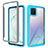 Samsung Galaxy Note 10 Lite用360度 フルカバー ハイブリットバンパーケース クリア透明 プラスチック カバー ZJ1 サムスン 