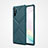 Samsung Galaxy Note 10 Plus 5G用360度 フルカバー極薄ソフトケース シリコンケース 耐衝撃 全面保護 バンパー S01 サムスン グリーン