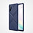 Samsung Galaxy Note 10 Plus 5G用360度 フルカバー極薄ソフトケース シリコンケース 耐衝撃 全面保護 バンパー S01 サムスン ネイビー