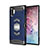 Samsung Galaxy Note 10 Plus用ハイブリットバンパーケース プラスチック 兼シリコーン カバー マグネット式 サムスン ネイビー