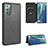 Samsung Galaxy Note 20 5G用手帳型 レザーケース スタンド カバー L02Z サムスン ブラック