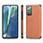Samsung Galaxy Note 20 5G用極薄ソフトケース シリコンケース 耐衝撃 全面保護 マグネット式 バンパー S02D サムスン ブラウン