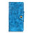 Samsung Galaxy Note 20 Plus 5G用手帳型 レザーケース スタンド カバー L05 サムスン ブルー
