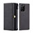 Samsung Galaxy Note 20 Ultra 5G用手帳型 レザーケース スタンド カバー T02 サムスン ブラック