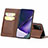Samsung Galaxy Note 20 Ultra 5G用手帳型 レザーケース スタンド カバー T05 サムスン 