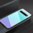 Samsung Galaxy S10 5G SM-G977B用ハイブリットバンパーケース プラスチック 鏡面 カバー M01 サムスン ブルー