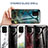 Samsung Galaxy S10 Lite用ハイブリットバンパーケース プラスチック パターン 鏡面 カバー サムスン 