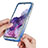 Samsung Galaxy S20用前面と背面 360度 フルカバー 極薄ソフトケース シリコンケース 耐衝撃 全面保護 バンパー 勾配色 透明 JX1 サムスン 