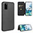 Samsung Galaxy S20 FE (2022) 5G用手帳型 レザーケース スタンド カバー L02Z サムスン ブラック