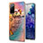 Samsung Galaxy S20 FE (2022) 5G用シリコンケース ソフトタッチラバー バタフライ パターン カバー Y03B サムスン マルチカラー