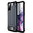 Samsung Galaxy S20 FE 4G用ハイブリットバンパーケース プラスチック 兼シリコーン カバー サムスン ミッドナイトネイビー
