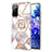 Samsung Galaxy S20 FE 4G用シリコンケース ソフトタッチラバー バタフライ パターン カバー アンド指輪 Y02B サムスン 