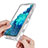Samsung Galaxy S20 FE 4G用前面と背面 360度 フルカバー 極薄ソフトケース シリコンケース 耐衝撃 全面保護 バンパー 透明 サムスン 