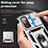 Samsung Galaxy S20 FE 4G用ハイブリットバンパーケース スタンド プラスチック 兼シリコーン カバー マグネット式 Q01W サムスン 
