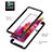 Samsung Galaxy S20 FE 4G用ハイブリットバンパーケース プラスチック アンド指輪 マグネット式 YB1 サムスン 