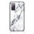 Samsung Galaxy S20 FE 5G用ハイブリットバンパーケース プラスチック パターン 鏡面 カバー サムスン ホワイト