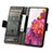Samsung Galaxy S20 FE 5G用手帳型 レザーケース スタンド カバー S02D サムスン 