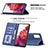 Samsung Galaxy S20 FE 5G用手帳型 レザーケース スタンド カバー B01F サムスン 
