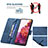 Samsung Galaxy S20 FE 5G用手帳型 レザーケース スタンド カバー B05F サムスン 