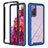 Samsung Galaxy S20 FE 5G用360度 フルカバー ハイブリットバンパーケース クリア透明 プラスチック カバー YB1 サムスン 