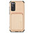 Samsung Galaxy S20 Lite 5G用極薄ソフトケース シリコンケース 耐衝撃 全面保護 マグネット式 バンパー S02D サムスン ゴールド
