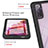 Samsung Galaxy S20 Lite 5G用360度 フルカバー ハイブリットバンパーケース クリア透明 プラスチック カバー YB2 サムスン 