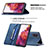 Samsung Galaxy S20 Lite 5G用手帳型 レザーケース スタンド カバー B15F サムスン 
