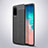 Samsung Galaxy S20 Plus用シリコンケース ソフトタッチラバー レザー柄 カバー サムスン 