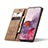 Samsung Galaxy S20 Plus用手帳型 レザーケース スタンド カバー C01S サムスン 