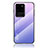 Samsung Galaxy S20 Ultra 5G用ハイブリットバンパーケース プラスチック 鏡面 虹 グラデーション 勾配色 カバー LS1 サムスン 