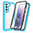 Samsung Galaxy S21 5G用360度 フルカバー ハイブリットバンパーケース クリア透明 プラスチック カバー M01 サムスン 