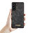 Samsung Galaxy S21 5G用手帳型 レザーケース スタンド カバー C04S サムスン 